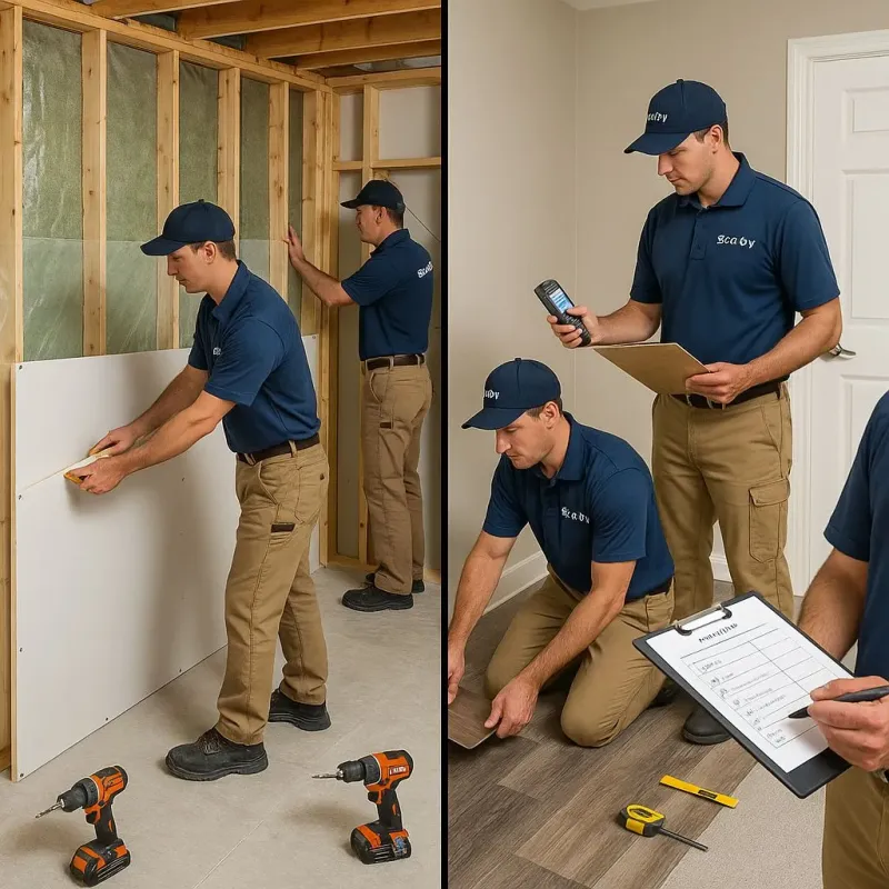 Repairs and Reconstruction process in Hartland, WI